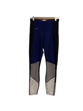LOLÉ blue white sports leggings in small athletics clothing lightweight bodycom
